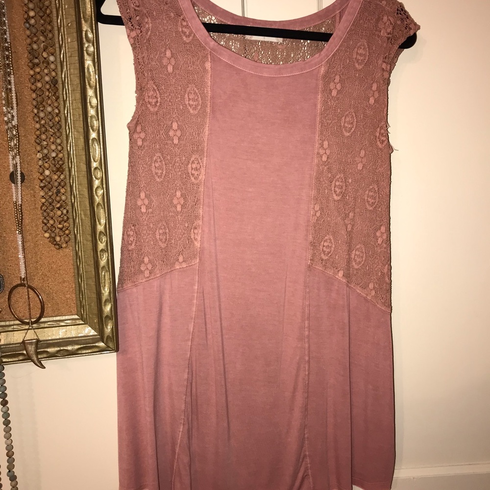 Blush/mauve tank top